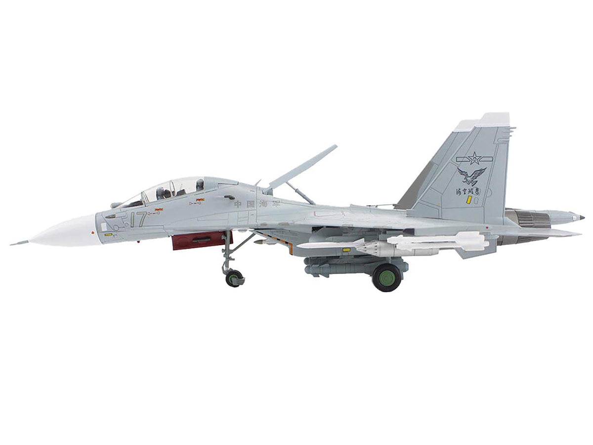 Sukhoi Su-30MK2 Flanker-G Fighter Aircraft "White 17 China" (2022) People's Liberation Army Naval Air Force (PLANAF) "Air Power Series" 1/72 Diecast Model