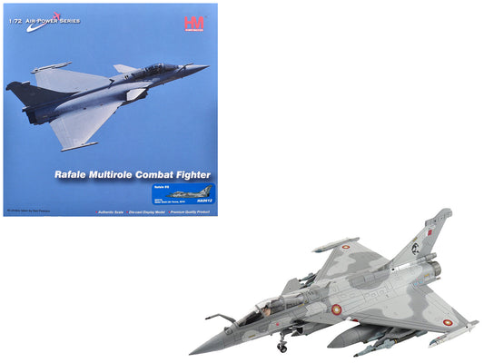 Dassault Rafale EQ Fighter Aircraft "QA210" (2019) Qatar Emiri Air Force "Air Power Series" 1/72 Diecast Model