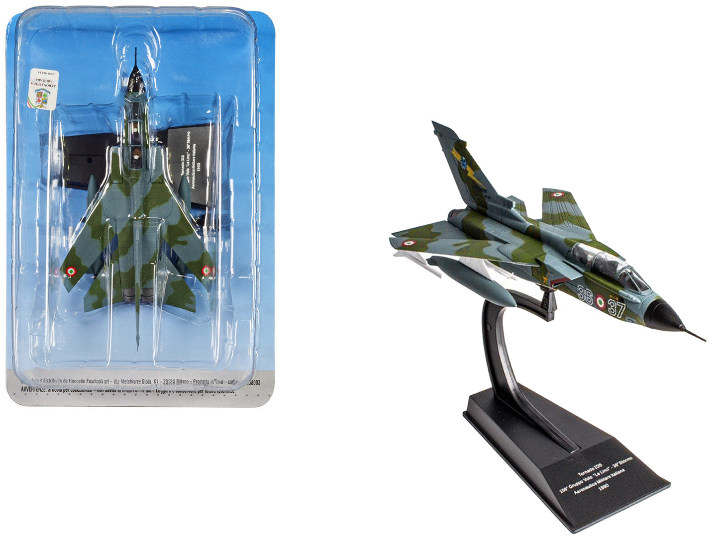 Panavia Tornado IDS Aircraft "156 Gruppo 'Le Linci' 36 Stormo" (1990) Aeronautica Militare Italiana (Italian Air Force) 1/100 Diecast Model