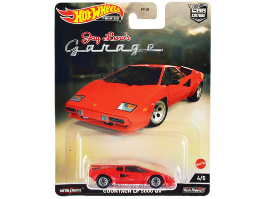 Lamborghini Countach LP 5000 QV Red "Jay Leno’s Garage" Diecast Model Car