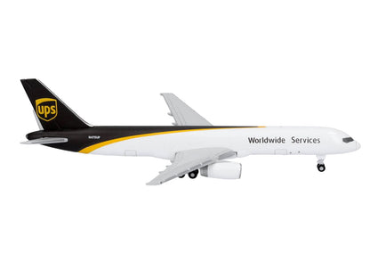 Boeing 757-200F Commercial Aircraft "UPS Worldwide Service" (N475UP) White with Brown Tail 1/500 Diecast Model Airplane