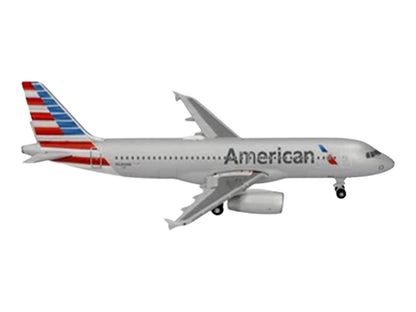Airbus A320 Commercial Aircraft "American Airlines" (N680AW) Silver with Blue and Red Tail 1/500 Diecast Model Airplane