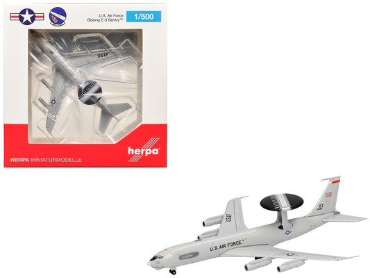 Boeing E-3 Sentry Aircraft "961st Airborne Air Control Squadron Kadena Air Base" (81-0005) United States Air Force 1/500 Diecast Model Airplane