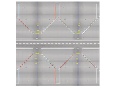 Airport Apron/Tower Cardboard Ground Plates for 1/200 Scale Models