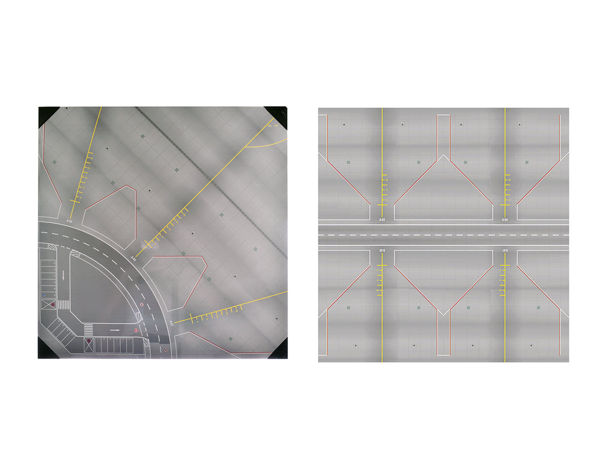 Airport Apron/Tower Cardboard Ground Plates for 1/200 Scale Models