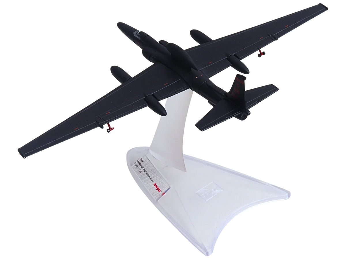 Lockheed U-2S Dragon Lady Aircraft "Senior Span 99th Reconnaissance Squadron 9th Reconnaissance Wing" (80-1084) United States Air Force 1/200 Diecast Model