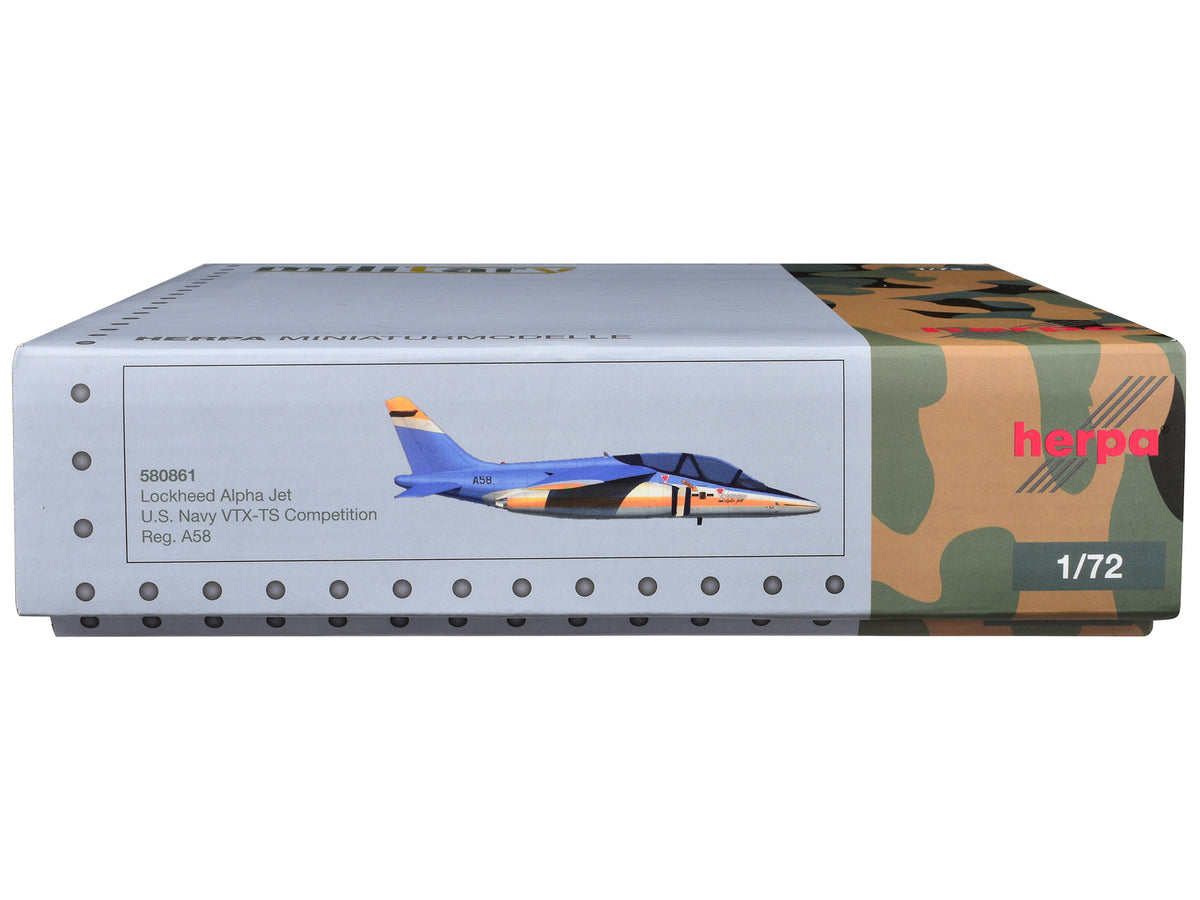Lockheed Alpha Jet Aircraft "VTX-TS Competition" United States Navy "Military" Series 1/72 Diecast Model Airplane