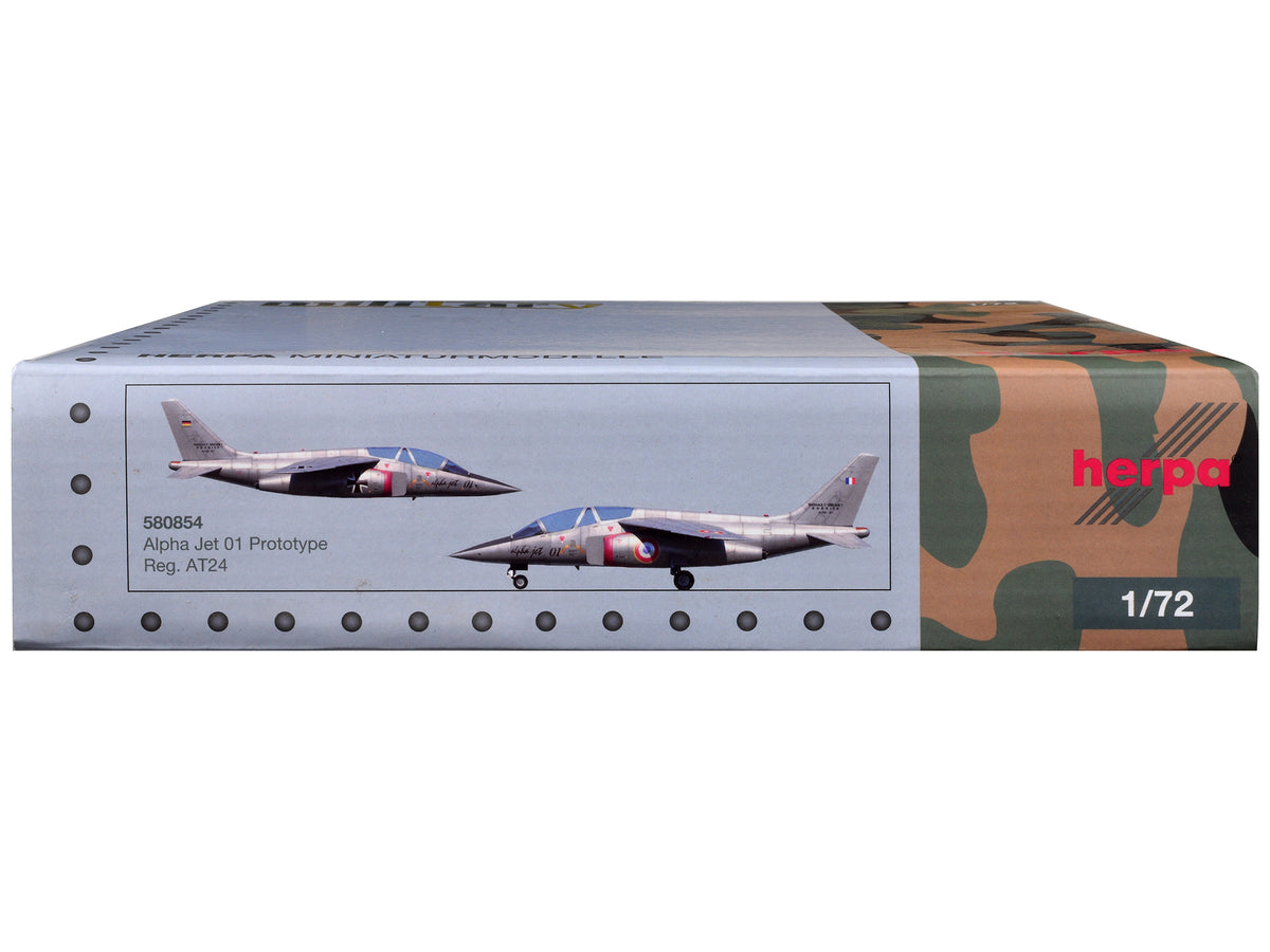 Dassault Alpha Jet Aircraft "01 Prototype" Registration AT24 "Military" Series 1/72 Diecast Model Airplane