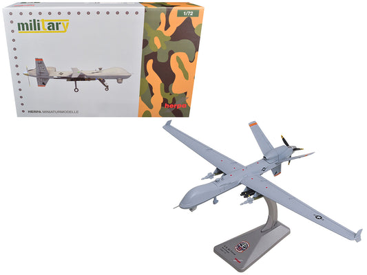General Atomics MQ-9A Reaper Block 5 UAV "New York Air National Guard 108th Attack Squadron Hancock Field Air National Guard Base" United States Air Force "Military" Series 1/72 Diecast Model