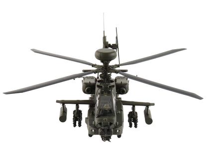 Boeing AH-64E Apache Echo Attack Helicopter "ZM714 Middle Wallop" (2022) British Army "Air Power Series" 1/72 Diecast Model