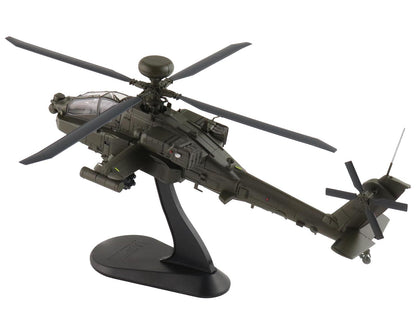 Boeing AH-64E Apache Echo Attack Helicopter "ZM714 Middle Wallop" (2022) British Army "Air Power Series" 1/72 Diecast Model
