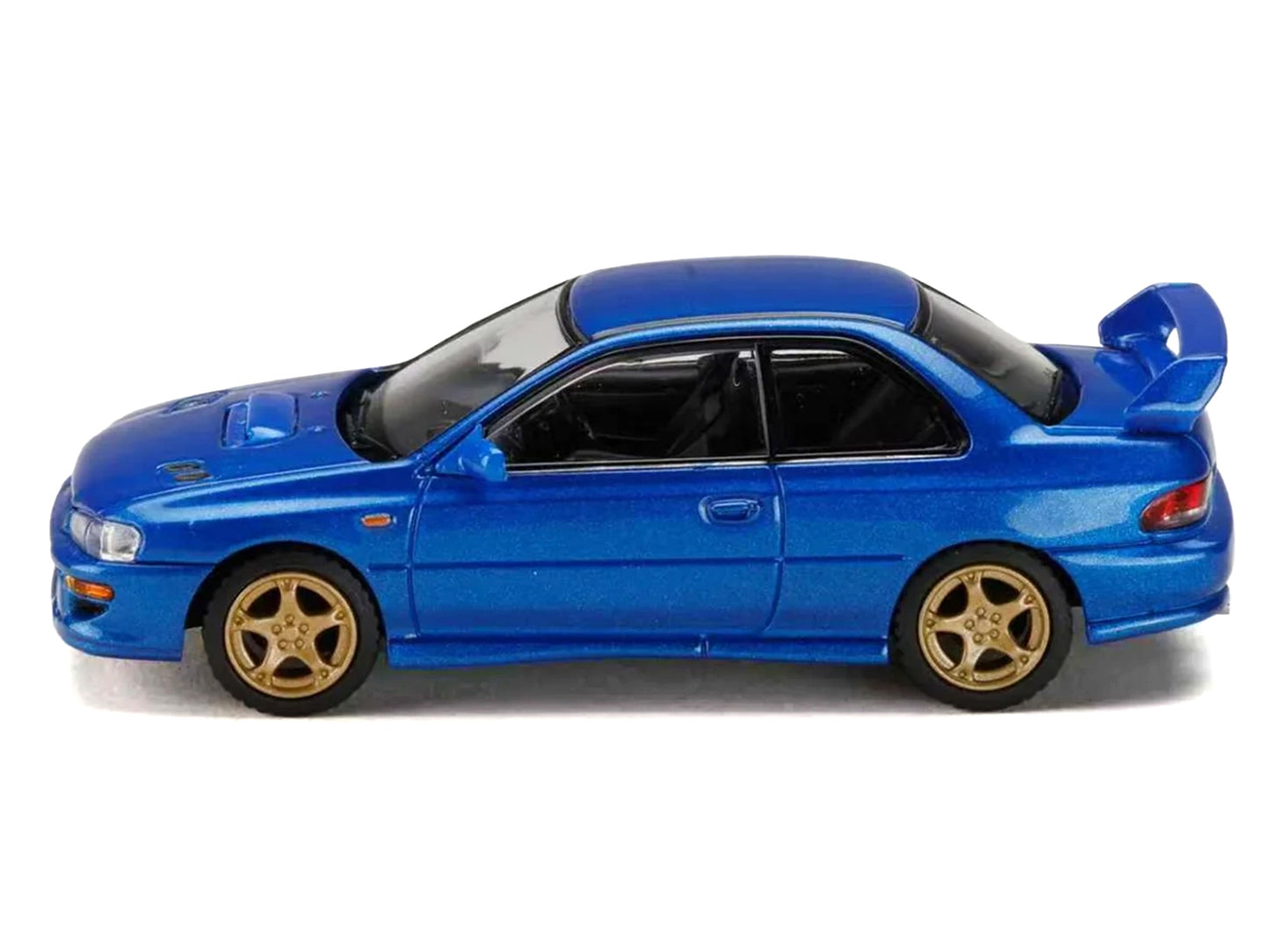 Subaru Impreza WRX Type R Sti Version V RHD (Right Hand Drive) Sonic Blue Mica "JDM64" Series 1/64 Diecast Model Car