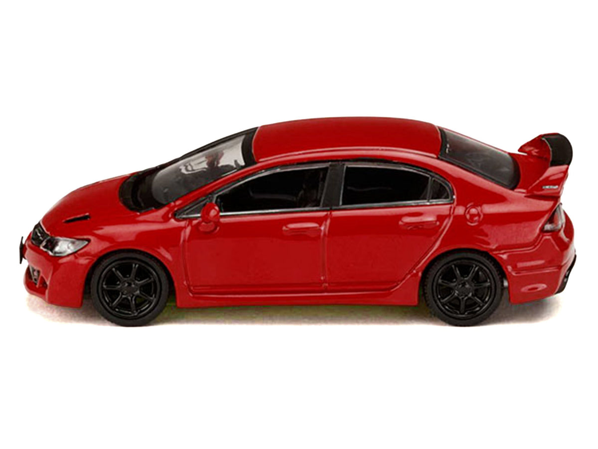 Honda Civic Mugen RR (FD2) RHD (Right Hand Drive) Milano Red "JDM64" Series 1/64 Diecast Model Car