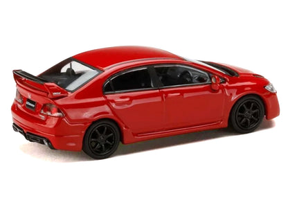 Honda Civic Mugen RR (FD2) RHD (Right Hand Drive) Milano Red "JDM64" Series 1/64 Diecast Model Car