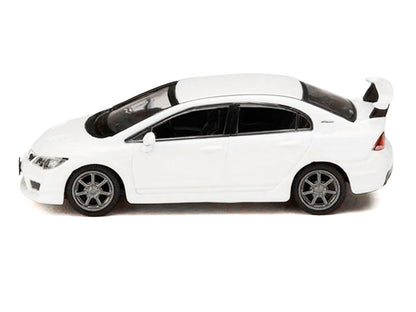 Honda Mugen Civic Type R (FD2) RHD (Right Hand Drive) Championship White "JDM64" Series 1/64 Diecast Model Car