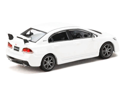 Honda Mugen Civic Type R (FD2) RHD (Right Hand Drive) Championship White "JDM64" Series 1/64 Diecast Model Car