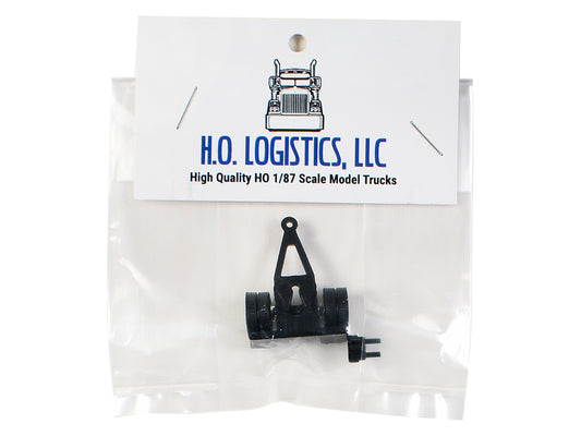 Trailer Dolly Black Kit 1/87 (HO) Plastic Model Car
