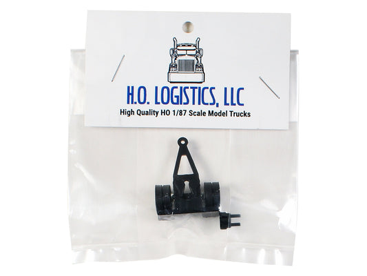 Trailer Dolly Black Kit 1/87 (HO) Plastic Model Car