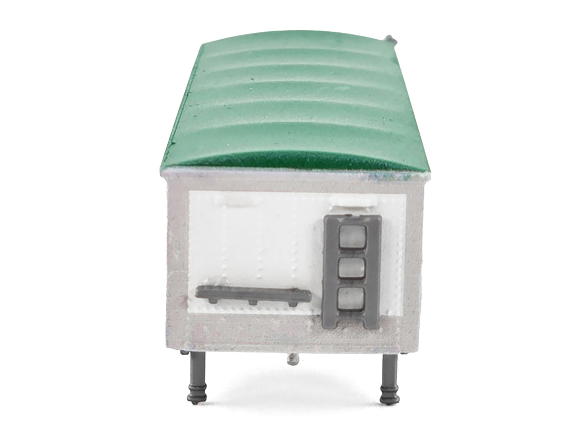 Covered Grain Trailer White with Green Tarp "Cargill" 1/87 (HO) Plastic Model Car
