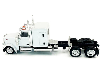 Peterbilt 589 Truck with 72 Inch Sleeper White 1/87 (HO) Plastic Model Car