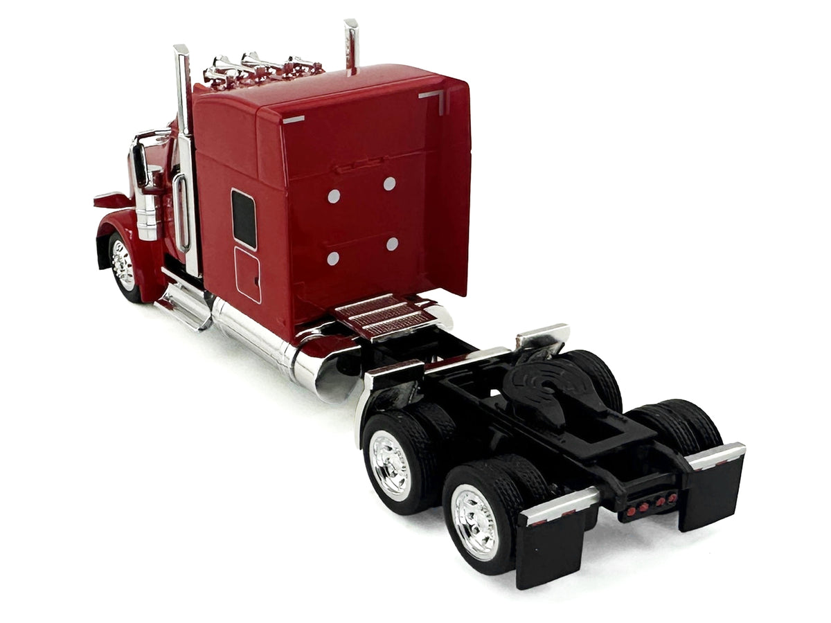 Peterbilt 589 with Stand Up Sleeper Cab Red 1/87 (HO) Plastic Model Car