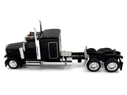 Peterbilt 589 Truck with 72 Inch Sleeper Black 1/87 (HO) Plastic Model Car