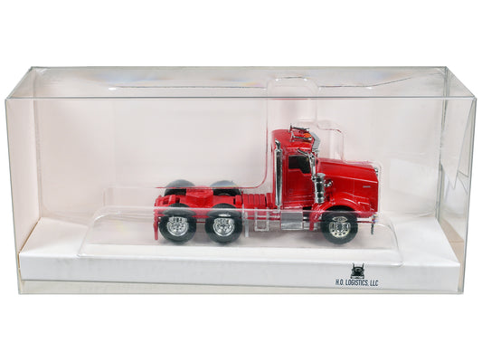 Kenworth T800 Day Cab Red 1/87 (HO) Scale Plastic Model Car