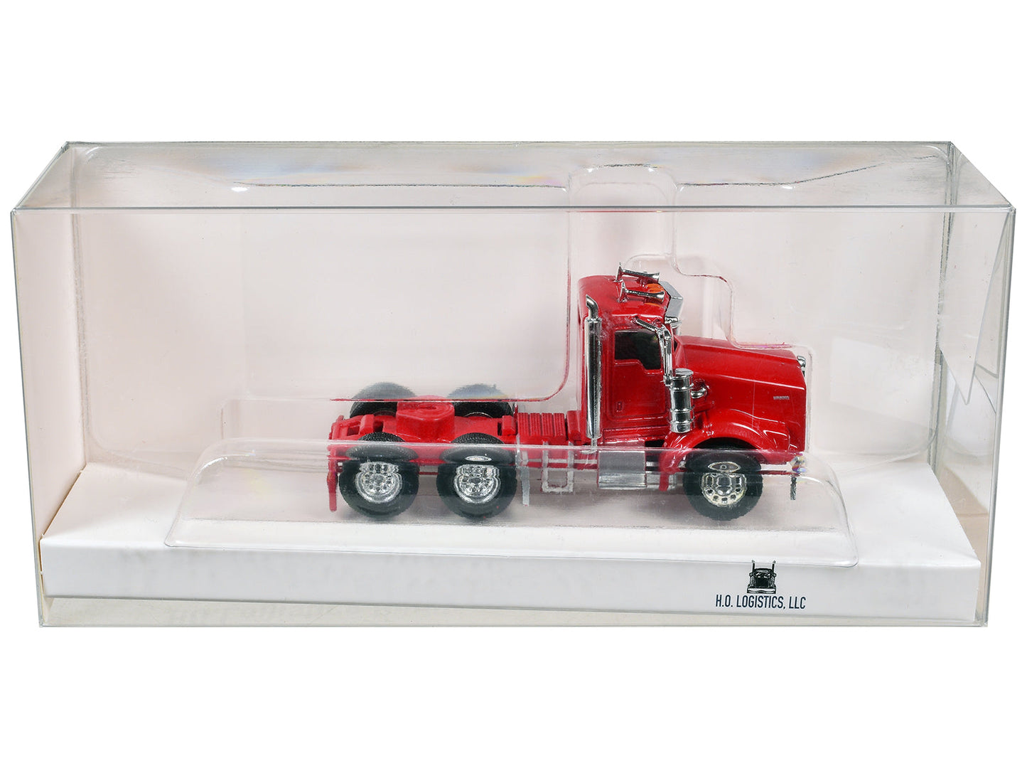 Kenworth T800 Day Cab Red 1/87 (HO) Scale Plastic Model Car