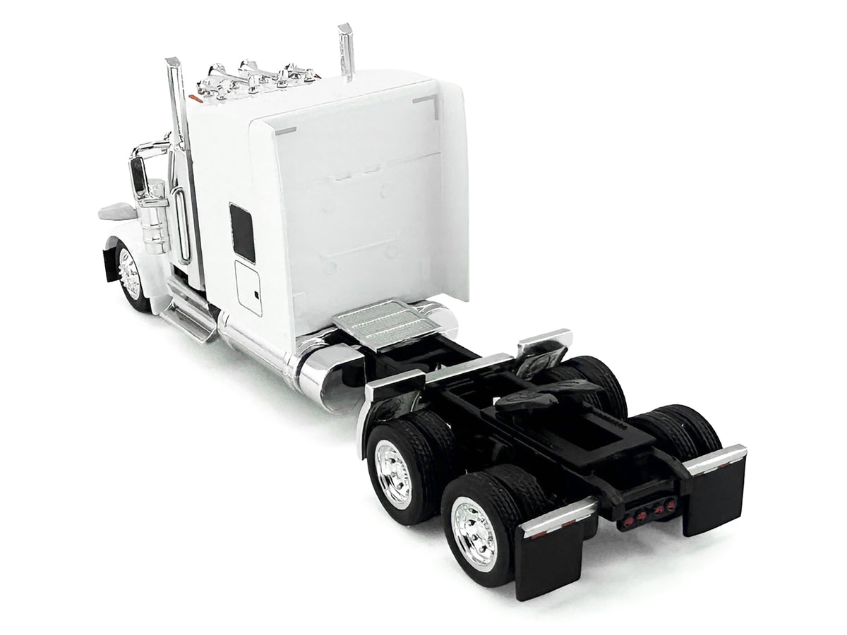 Kenworth W990 with Stand Up Sleeper Cab White 1/87 (HO) Plastic Model Car