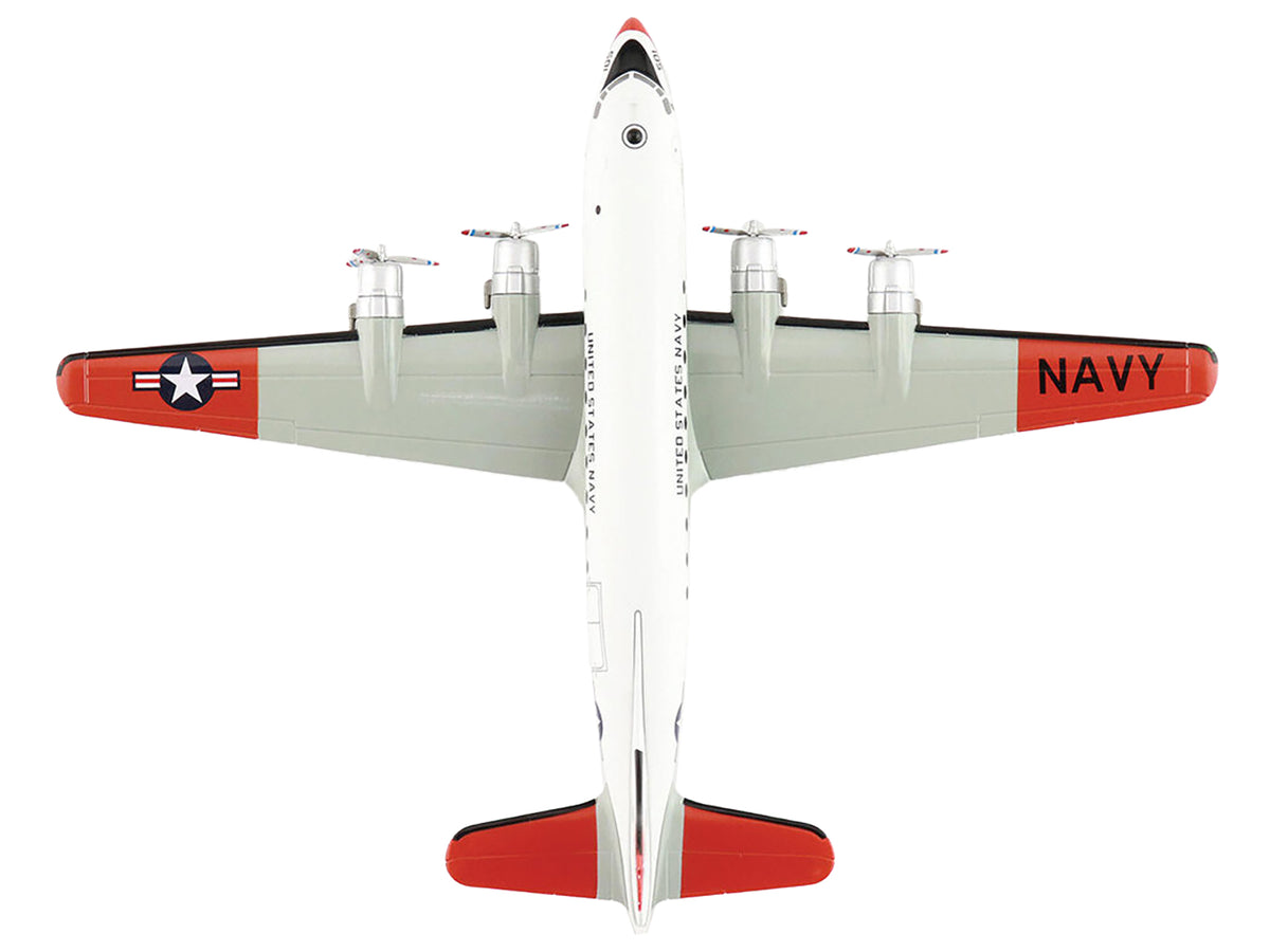 Douglas C-54Q Skymaster Transport Aircraft "US Navy Test Pilot School" (1973) United States Navy "Airliner Series" 1/200 Diecast Model