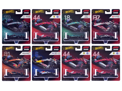 "Formula 1 Racing Premium Mix 3" 8 piece Set L "Premium Series" Diecast Model Car