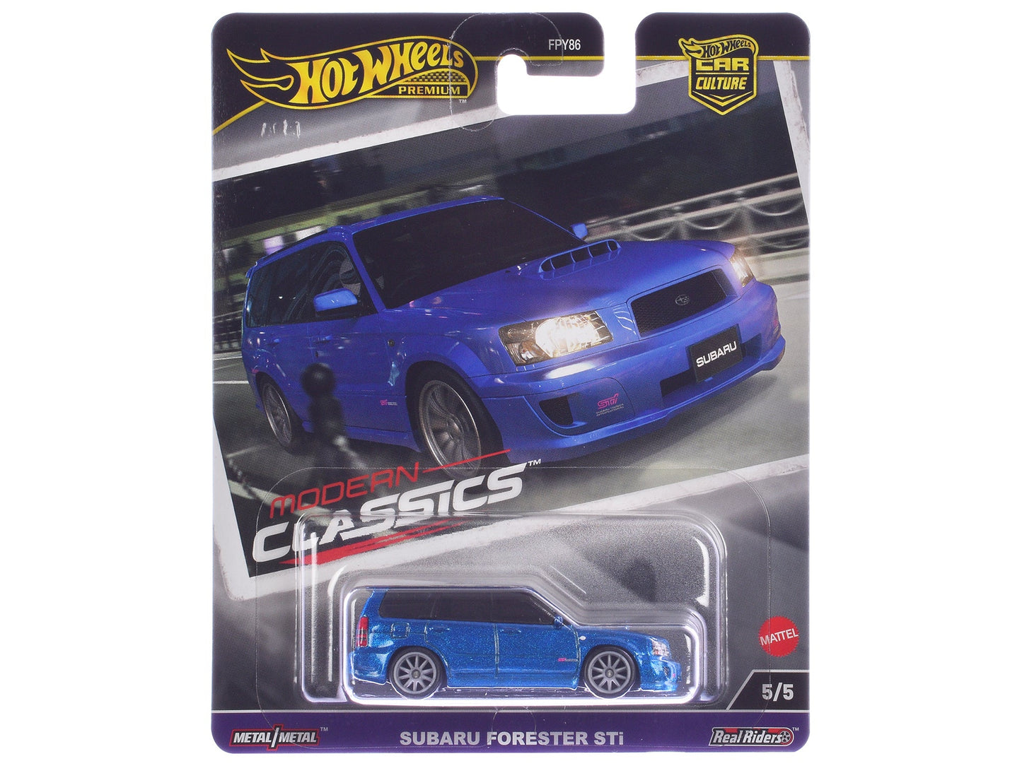 Subaru Forester STi Blue Metallic "Modern Classics" Series Diecast Model Car