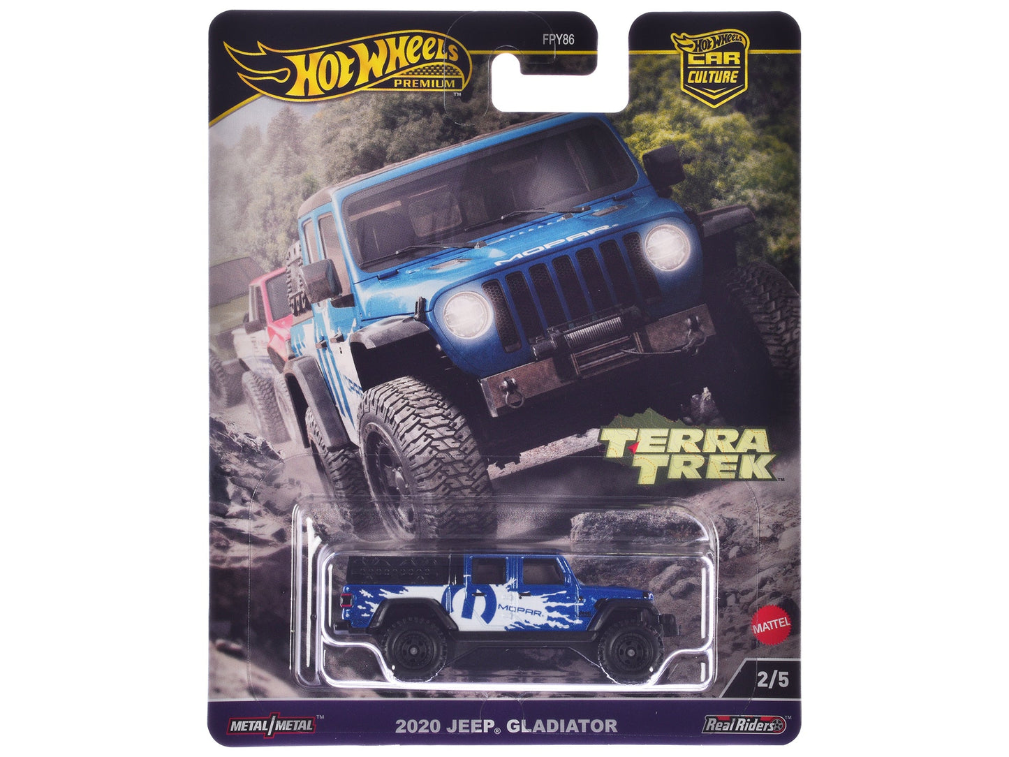 2020 Jeep Gladiator Pickup Truck Blue Metallic "MOPAR" "Terra Trek" Series Diecast Model Car
