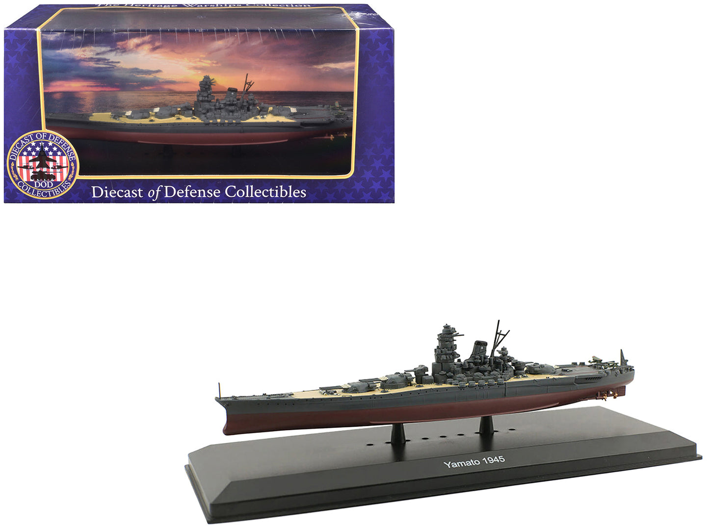 Yamato Battleship "Imperial Japanese Navy" (1945) 1/1100 Diecast Model