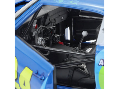 1969 Chevrolet Camaro #24 Jeff Gordon "Hendrick Motorsports First Win Tribute" Blue and Red with Rainbow Stripes 1/18 Diecast Model Car