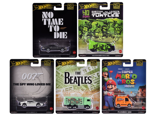 "Pop Culture 2024" 5 piece Set D "Premium Series" Diecast Model Cars