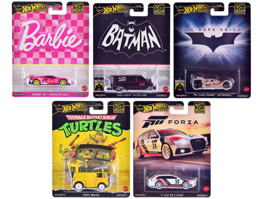 "Pop Culture 2024" 5 piece Set E "Premium Series" Diecast Model Cars