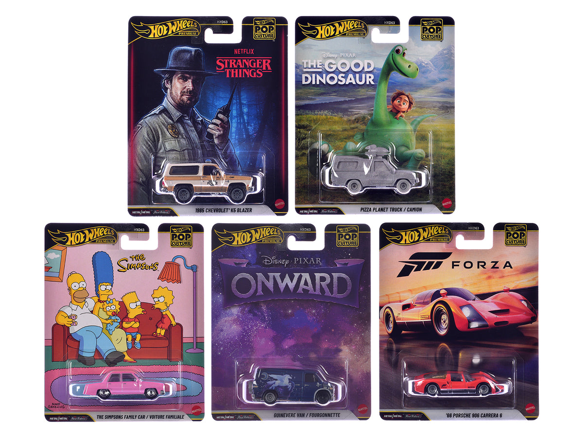 "Pop Culture 2026" 5 piece Set S "Premium Series" Diecast Model Cars
