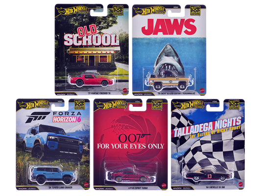 "Pop Culture 2026" 5 piece Set T "Premium Series" Diecast Model Cars