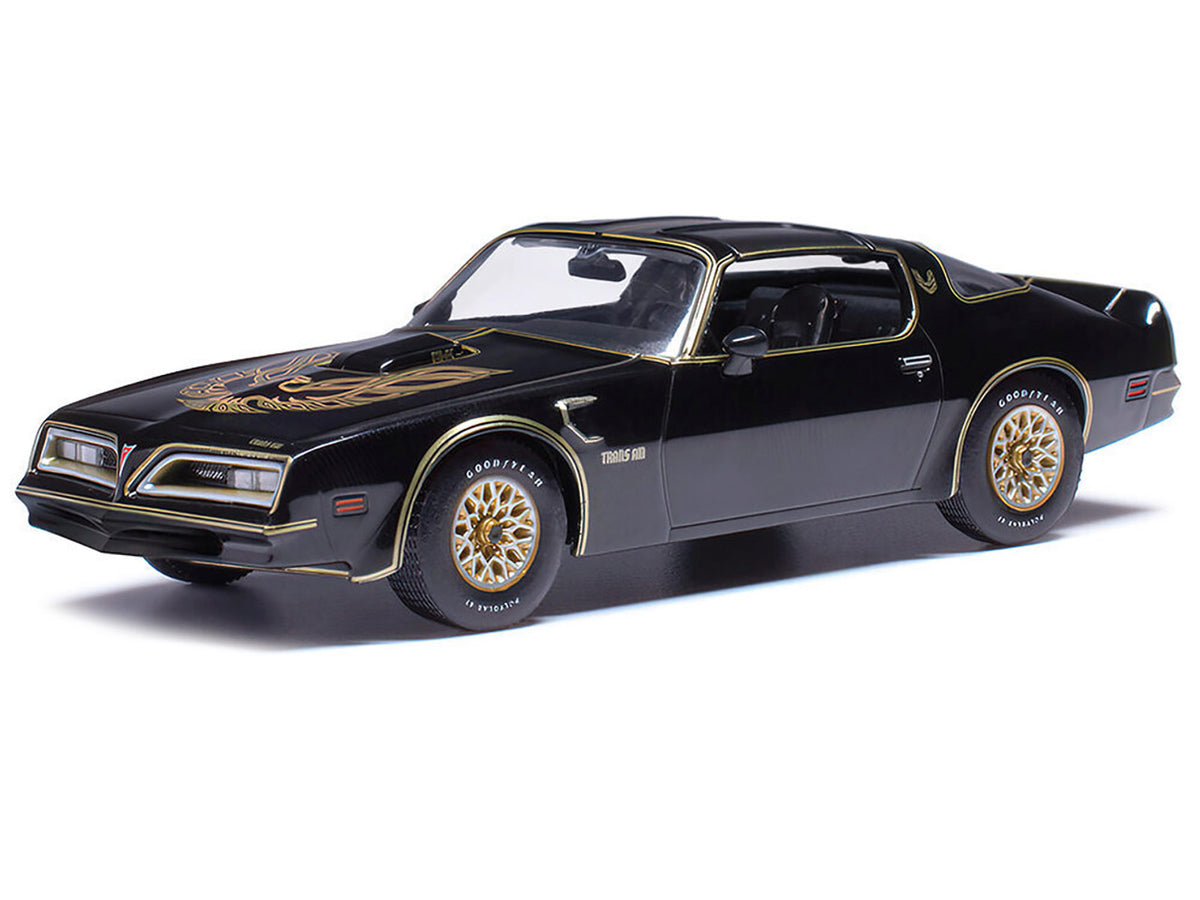 1977 Pontiac Trans Am Starlight Black with Hood Graphics 1/43 Diecast Model