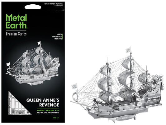 Model Kit Queen Anne's Revenge Ship (Challenging Difficulty) Steel Model