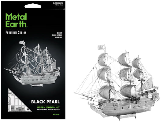 Model Kit Black Pearl Ship (Challenging Difficulty) Steel Model