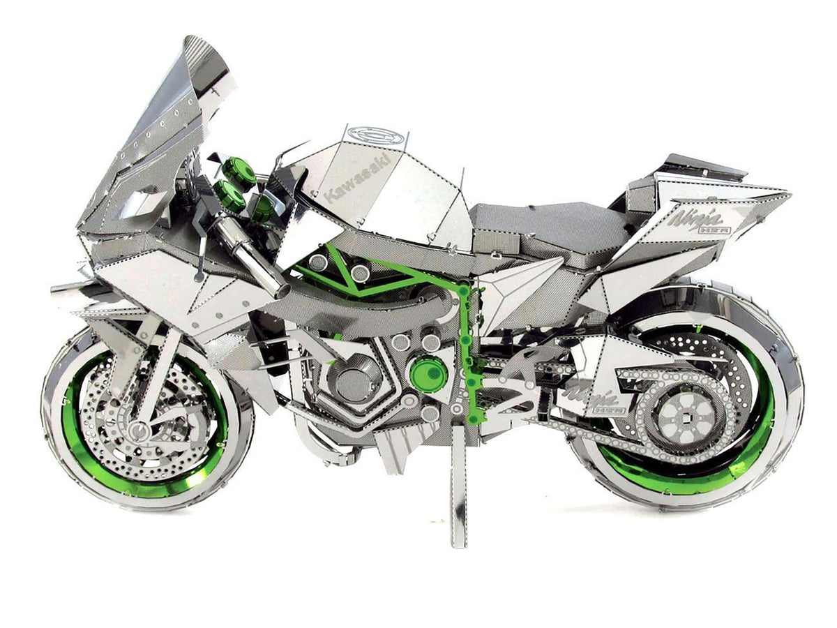 Model Kit Kawasaki Ninja H2R Motorcycle (Expert Difficulty) Steel Model