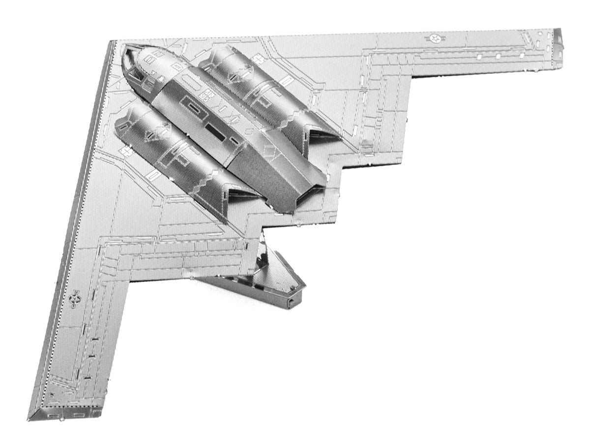 Model Kit Northrop Grumman B-2 Spirit Stealth Bomber Aircraft (Moderate Difficulty) Steel Model