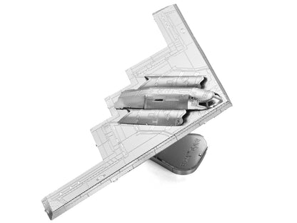 Model Kit Northrop Grumman B-2 Spirit Stealth Bomber Aircraft (Moderate Difficulty) Steel Model