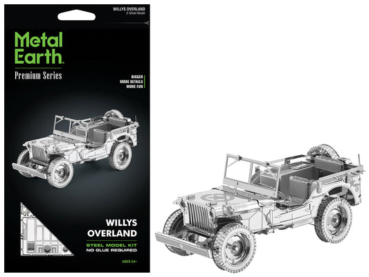 Model Kit Willys Overland Jeep (Challenging Difficulty) Steel Model
