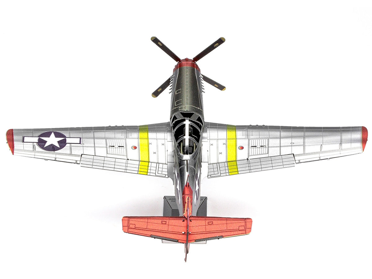 Model Kit North American P-51D Mustang Fighter Aircraft "Tuskegee Airmen Duchess Arlene 100th Fighter Squadron" United States Army Air Forces (Challenging Difficulty) Steel Model
