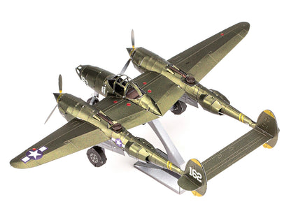 Model Kit Lockheed Martin P-38 Lightning Fighter Aircraft "#162" United States Army Air Forces (Challenging Difficulty) Model