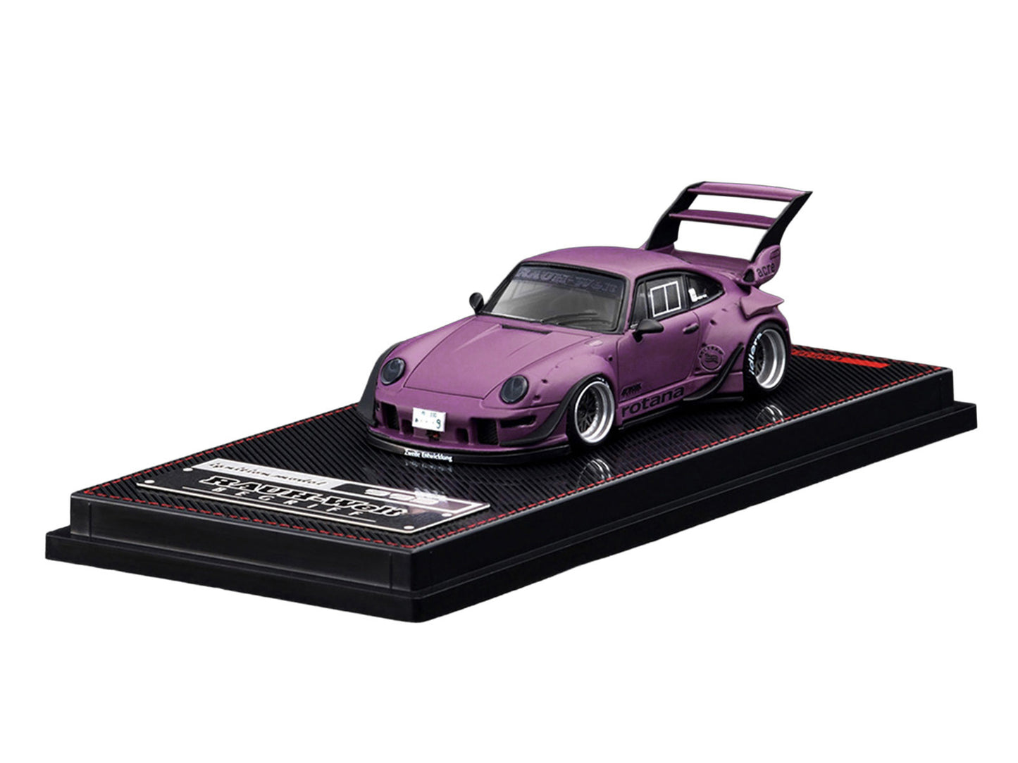 RWB 993 "Rotana" Matt Purple 1/64 Diecast Model Car