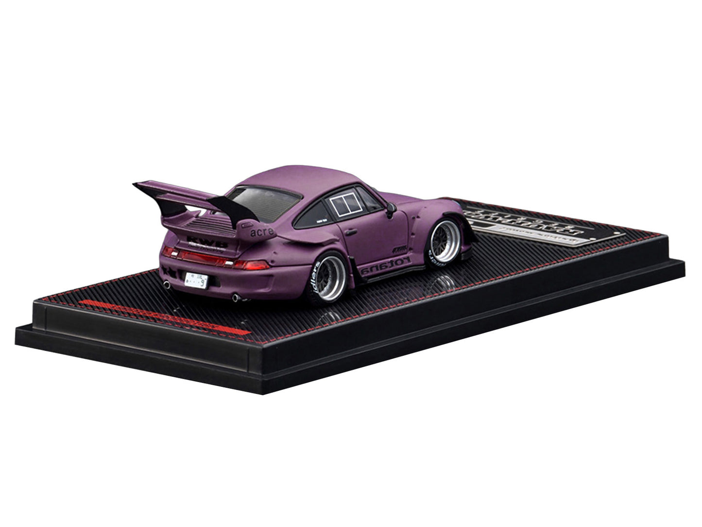 RWB 993 "Rotana" Matt Purple 1/64 Diecast Model Car